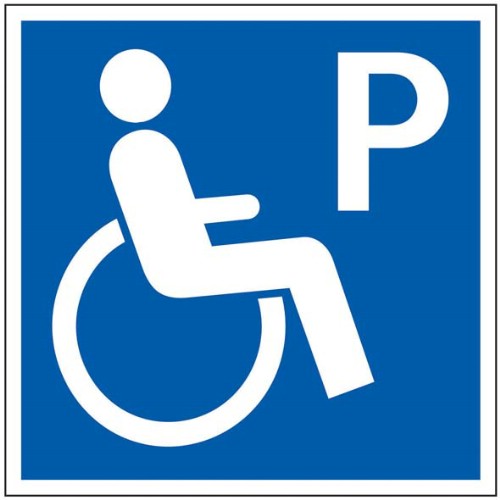 Skylt funktionsnedsättning parkering