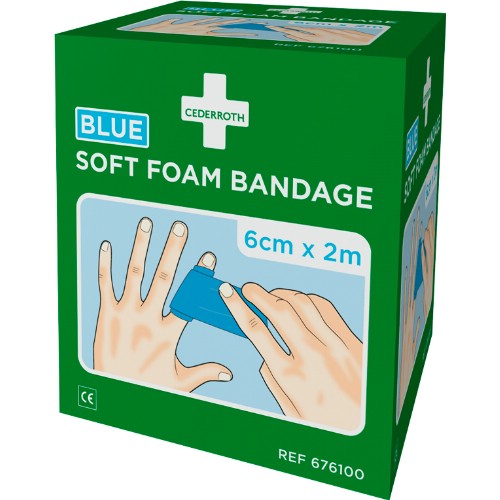Förband CEDERROTH<br />Soft Foam Bandage Blå