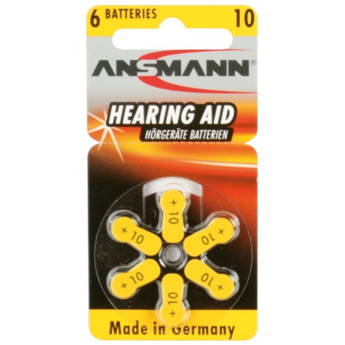 Knappcellsbatteri ANSMANN Hearing Aid 1,4 V