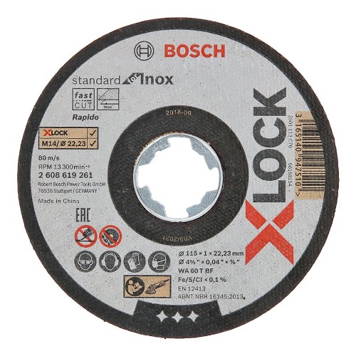 Kapskiva BOSCH Standard for Inox Typ 41 X-Lock