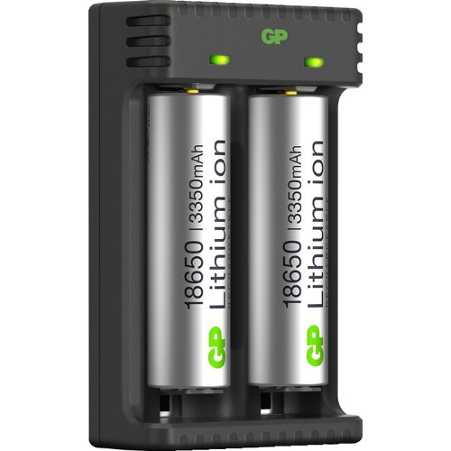 Batteriladdare GP<br />Li-Ion L211  inkl 2x 18650 3,7 V
