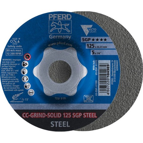 Sliprondell PFERD<br />CC-GRIND SOLID SGP-STEEL