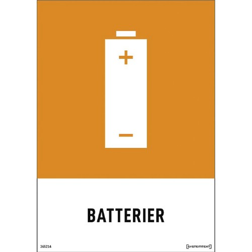 Skylt batterier