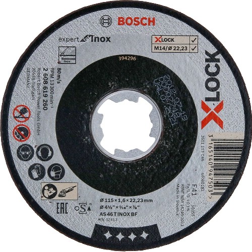 Kapskiva BOSCH<br />Expert for Inox Typ 41 X-Lock